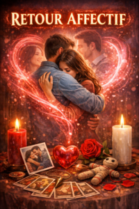 Rituel voyance amour en ligne : découvrez le rituel du voyant Dovi pour attirer l’amour, renforcer un couple ou provoquer un retour affectif rapide et efficace.