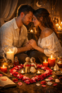 Rituel pour garder son homme avec pratique d’amour puissante pour renforcer la relation et maintenir la fidélité